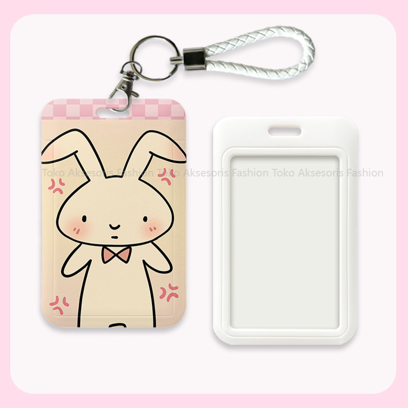 

id card holder tempat kartu lucu layer lanyard photocard aesthetic gantungan kartu nama tag cute nametag cari di lanyard 102