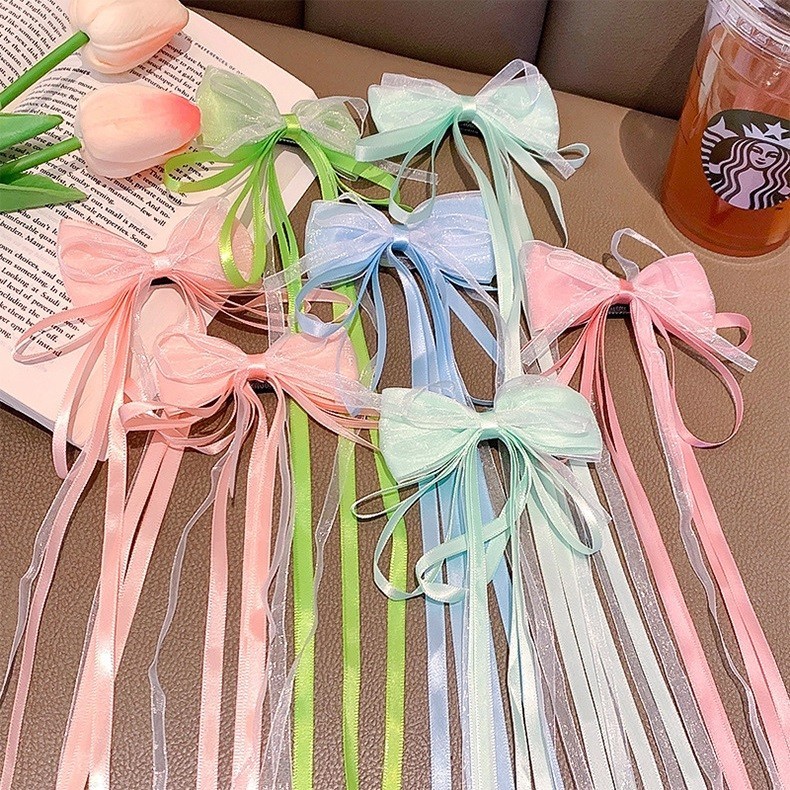 super deal jepitan anak hair clip aksesoris rambut anak cewek 2 pc pita kepang