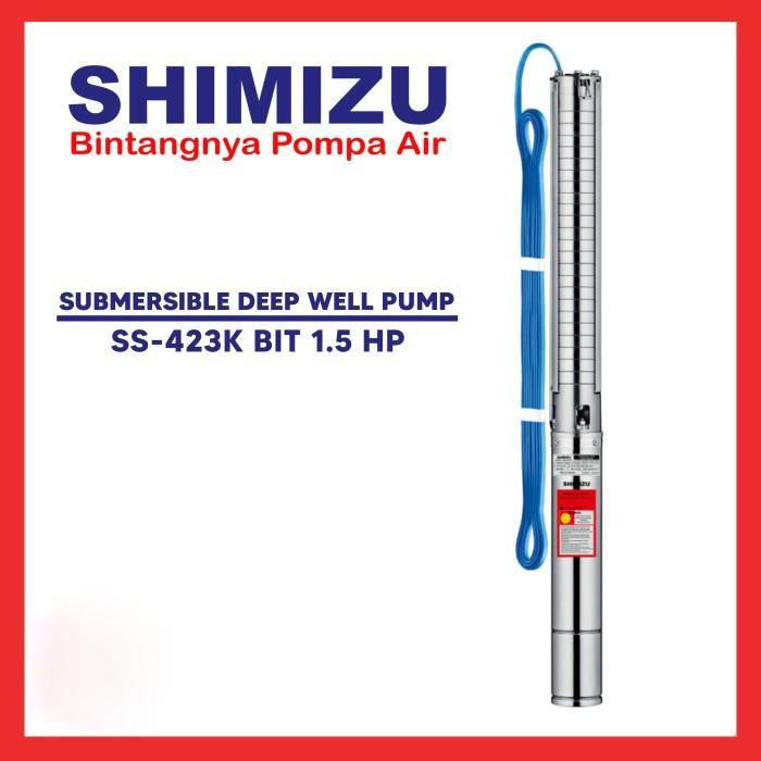 TERMURAH SHIMIZU SUBMERSIBLE PUMP SS-423K BIT 1.5 HP