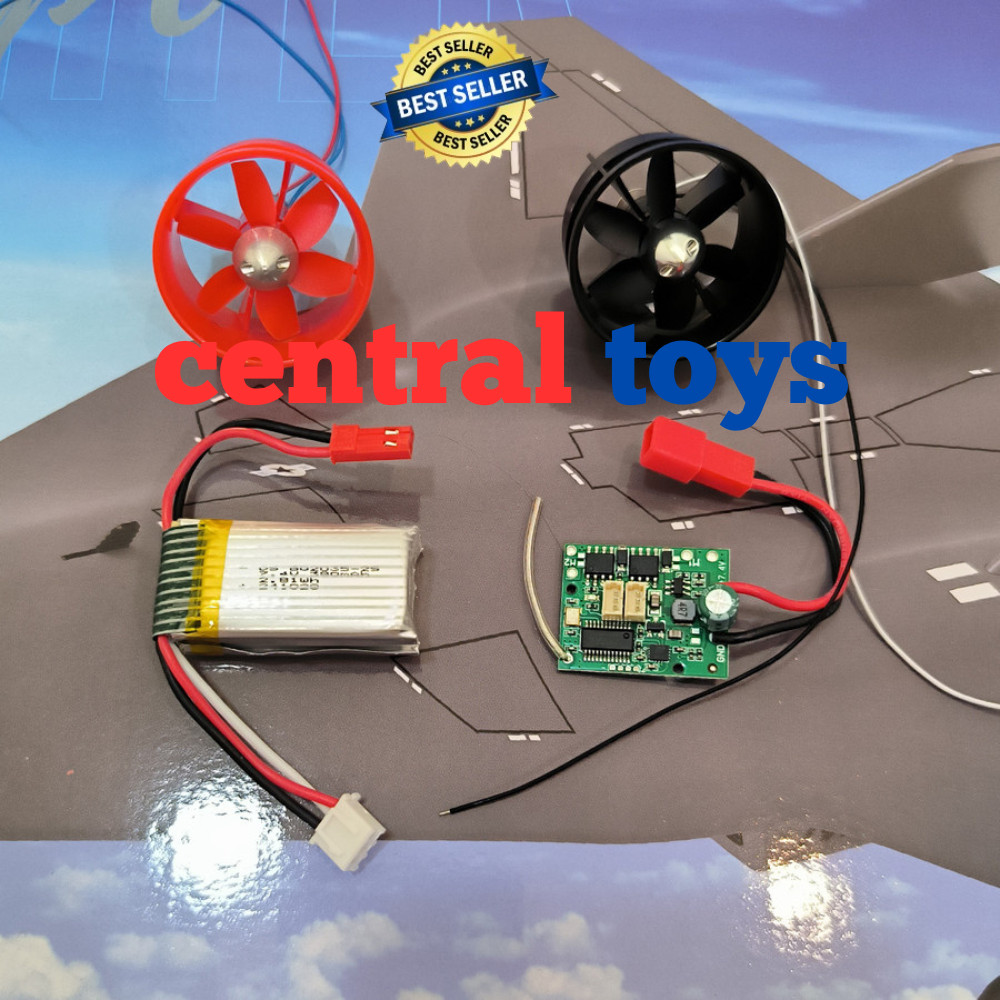 part rc plane pesawat rc FX9672 board ducted fan motor DLL