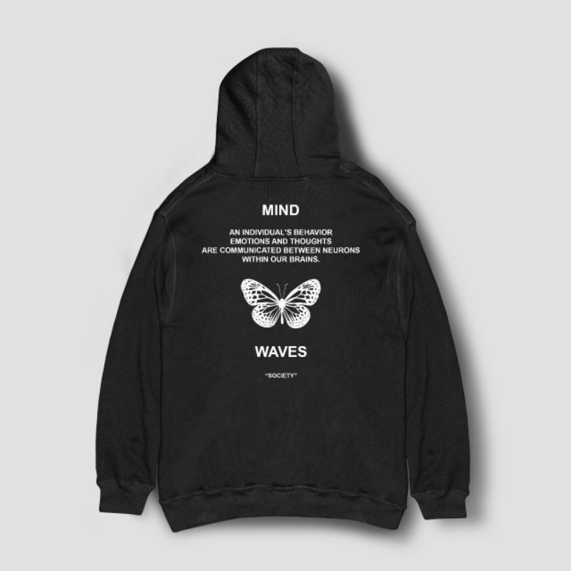 [ FREE GIFT ] Hoodie Jumper MIND WAVES 03 - Hoodie Unisex - Cotton Fleece Premium