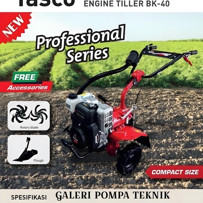 Mesin Bajak Tanah TASCO BK 40 Traktor Mini Engine TASCO BK 40