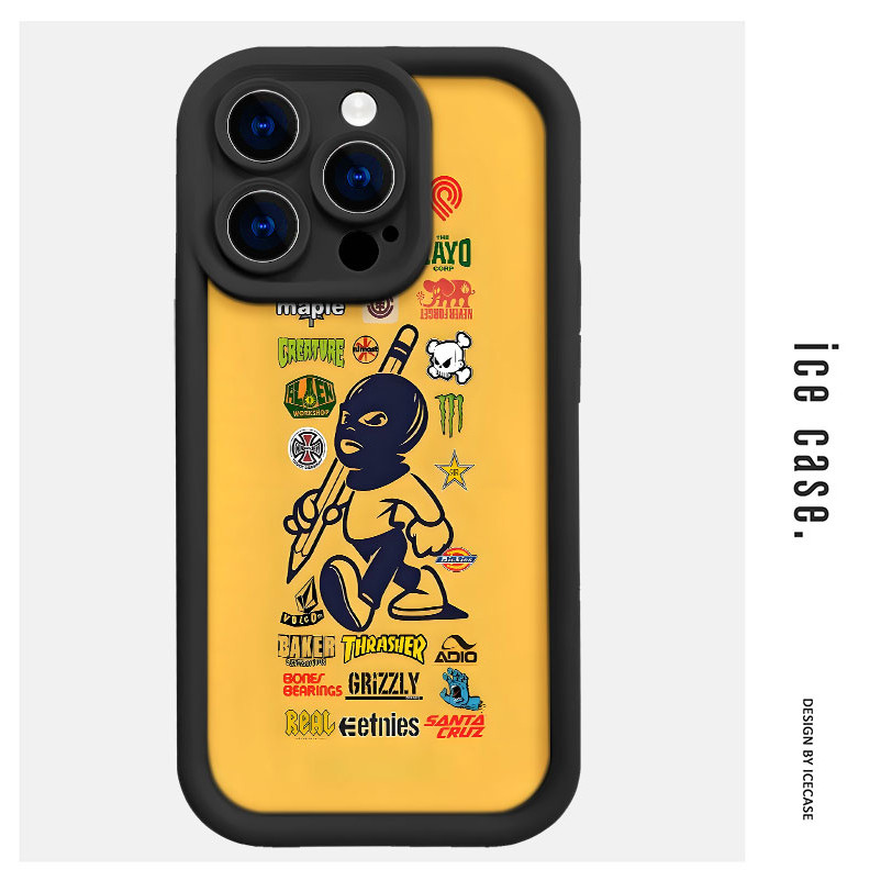 Soft Case Untuk IPhone Case Xs 11 Promax X 13 Iphone 6 Plus 7 Se Premium Silicone Hitam Xr 8 Plus 6S