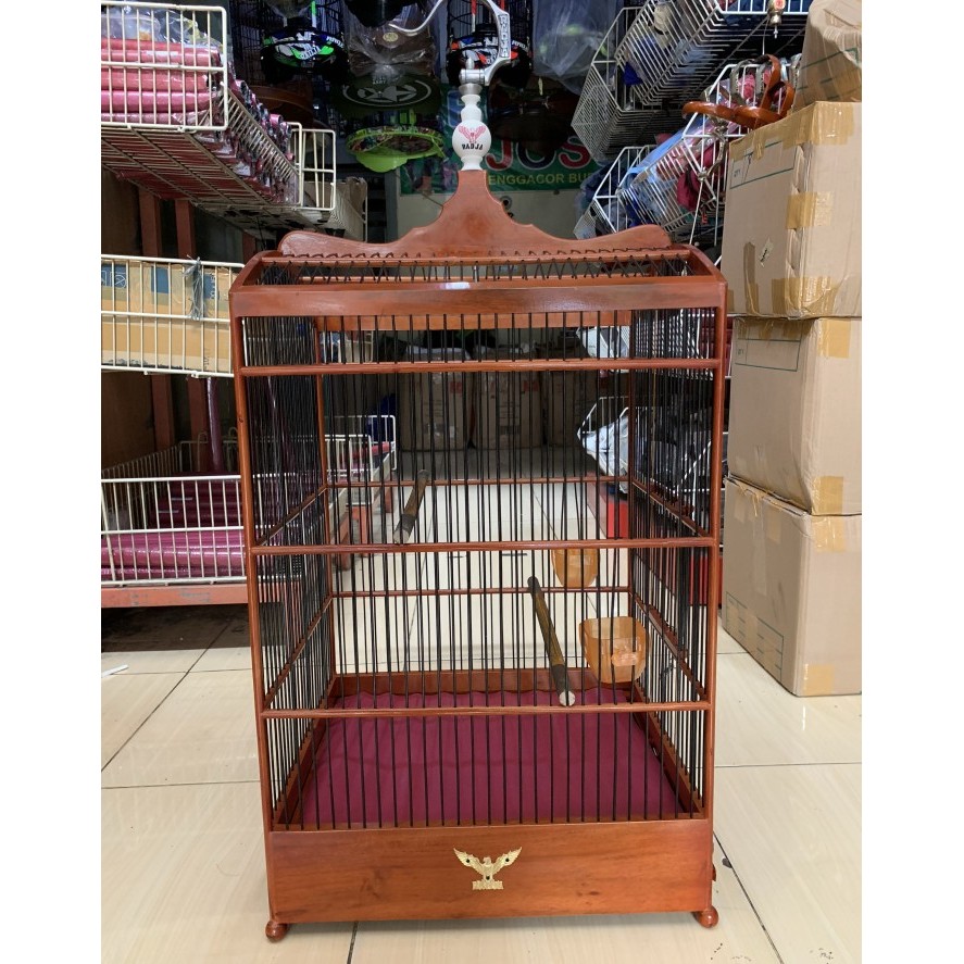 SANGKAR KANDANG KOTAK RADJA COKLAT ORIGINAL NO 2