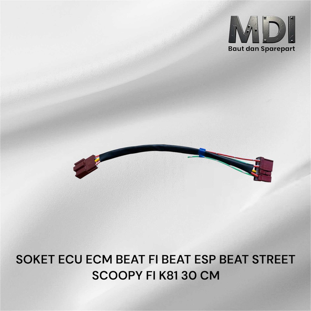SOKET ECU ECM BEAT FI BEAT ESP BEAT STREET SCOOPY FI K81 30 CM ORI