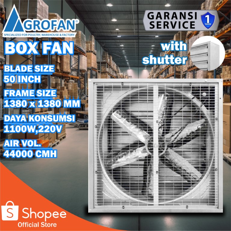 Box Fan Exhaust Kandang Ayam AGF-FBD(J)-1380/1-FB/Kipas kandang ayam/blower kandang ayam