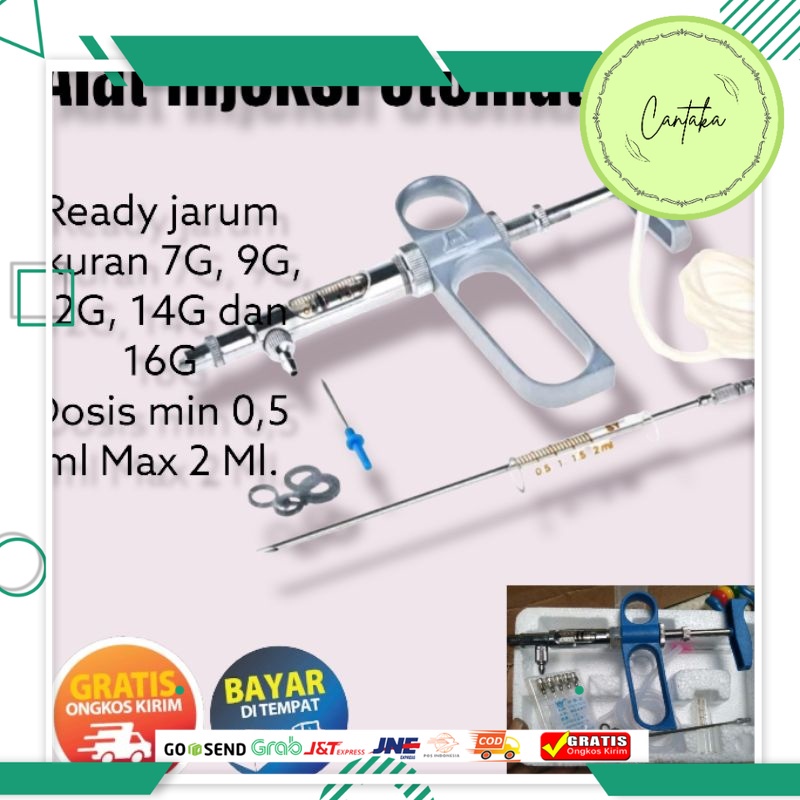 Promo Alat suntik ayam otomatis bukan socorex medion plus jarum suntik vaksin bebek ayam petelur bro