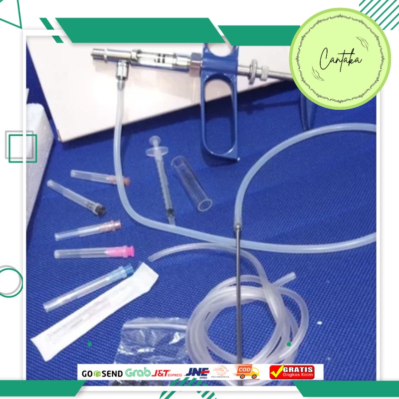 Promo Alat Suntik Vaksin hewan ternak Suntikan Otomatis Suntikan Ternak Suntikan Sapi Otomatis Sunti