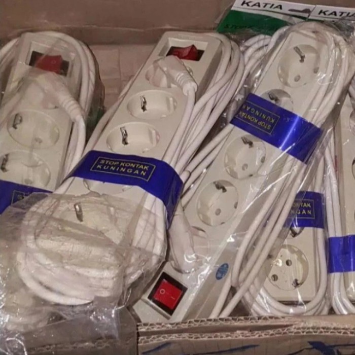 ✨Murah✨ -kabel colokan kabel rol panjang 5 meter 5 lobang