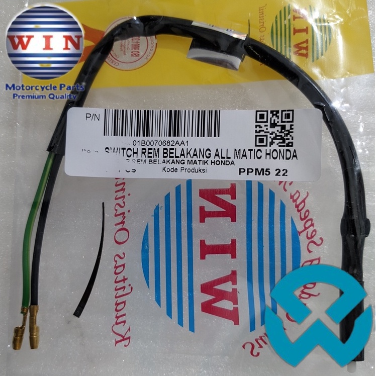 Switch Rem Belakang All Motor Matic Honda / Supra X 125 2004 - 2006 Original WIN Asli