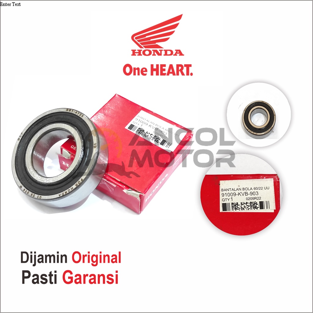 AHM Laher As Roda Belakang 60/22 Beat Scoopy Vario 110 Karbu Fi KVB