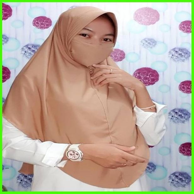 ✨LARIS✨ -jilbab hijab plus masker Fashion Muslim Hijab Hijab Instant