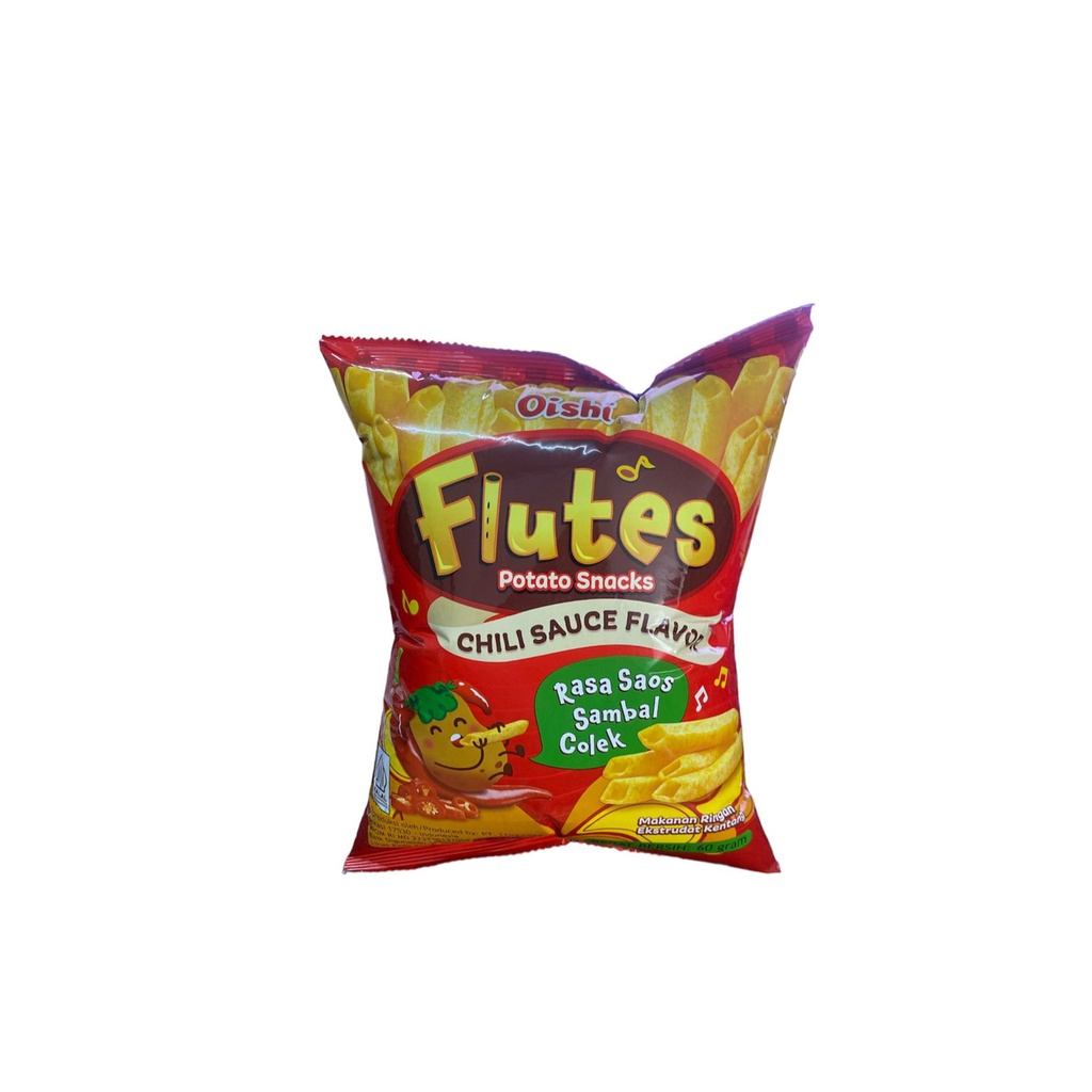 

Oishii Flutes Potato Snack- Netto 60gr