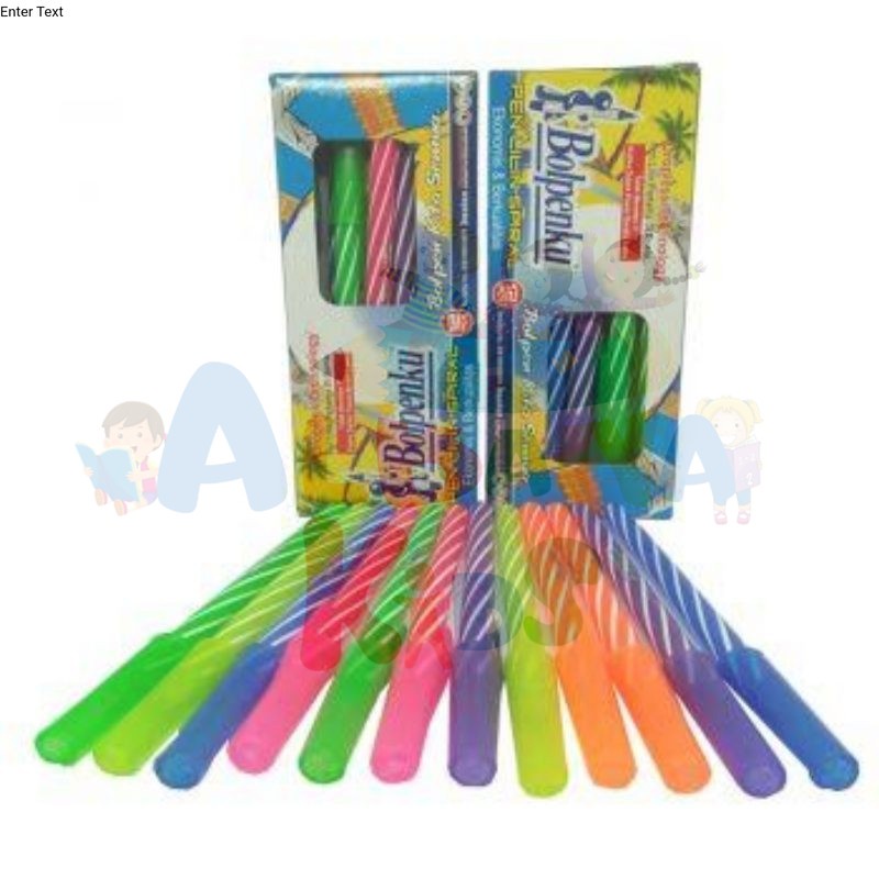 

1Pak 12pcs BOLPEN LILIN / Bolpenku pen lilin grip / pulpen lilin