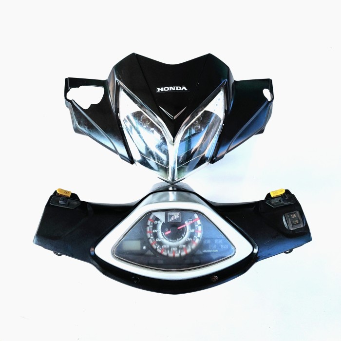 FULL BATOK LAMPU REFLEKTOR DEPAN SET SPEDO SUPRA X 125 BATMAN ORIGINAL