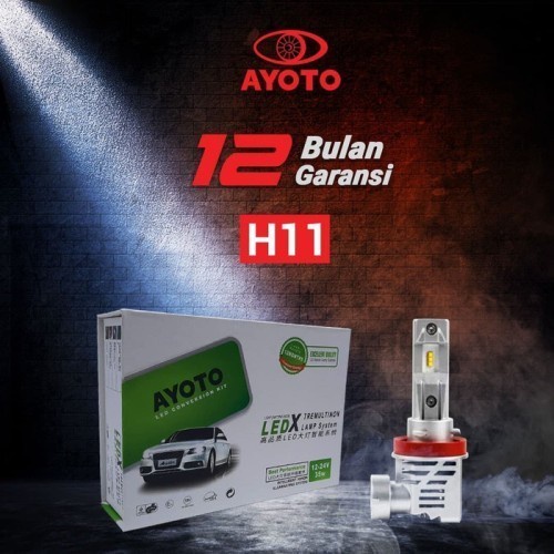 Lampu Led Ayoto H11 Mobil 1Pcs 35 Watt - Kuning