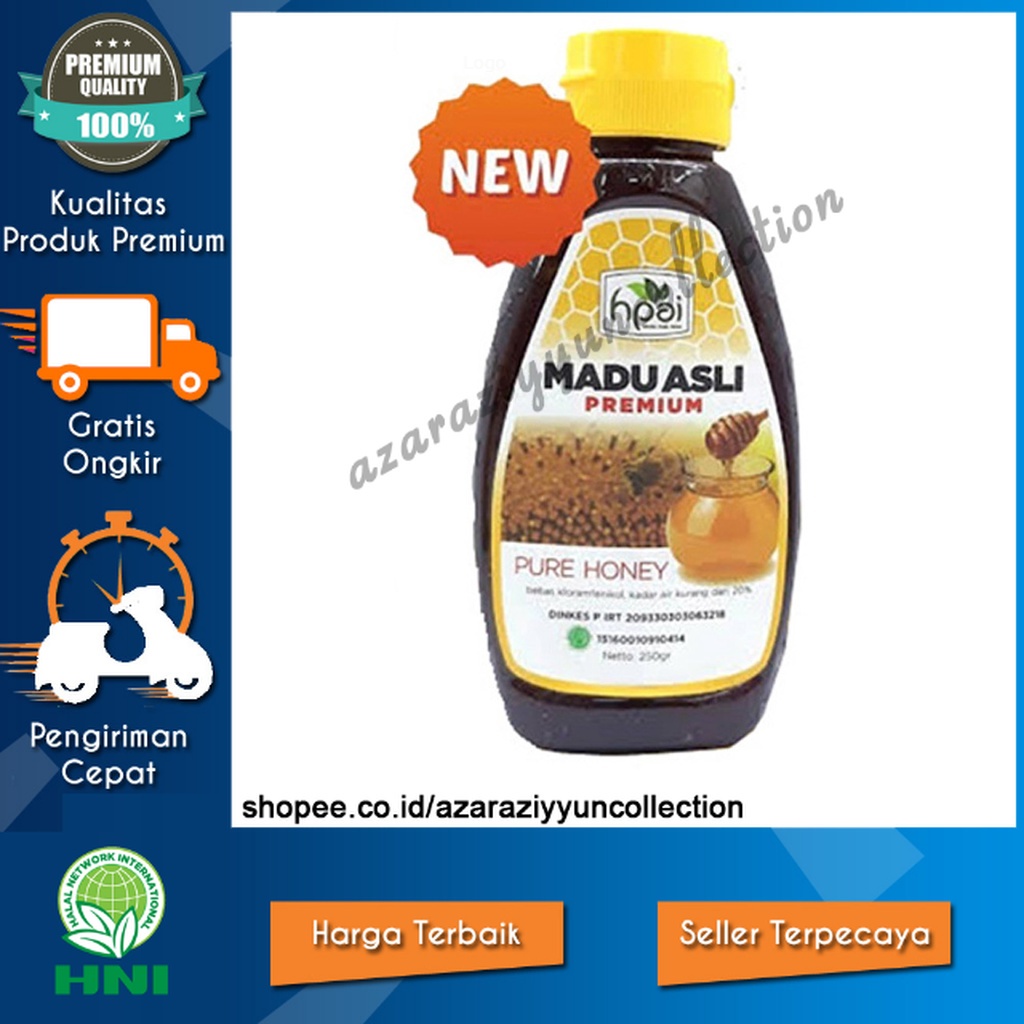 Madu Asli Premium - Produk HNI HPAI - Madu untuk Stamina- Pemulihan Pasca Sakit hjgjm0