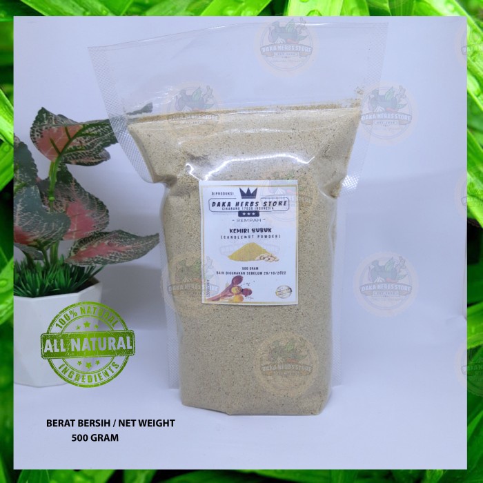 

New Produk Kemiri Bubuk Murni 500 Gram