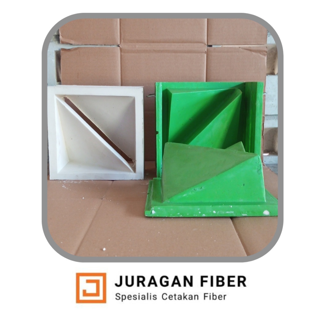 CETAKAN ROSTER MODEL DIAGONAL SUDUT JURAGAN FIBER