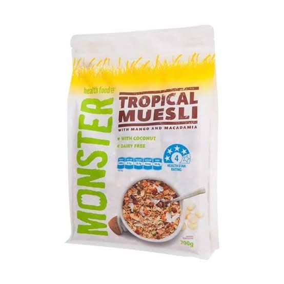 Monster Muesli Tropical Muesli with Mango & Macadamia [700 gr]