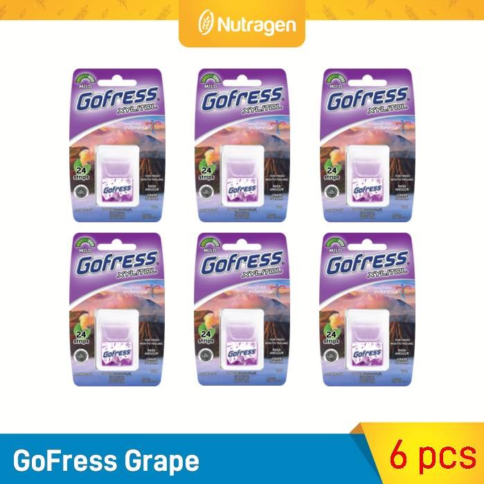 

✨PROMO✨ -Gofress Permen Tipis Penyegar Nafas (6 pcs) - Peppermint