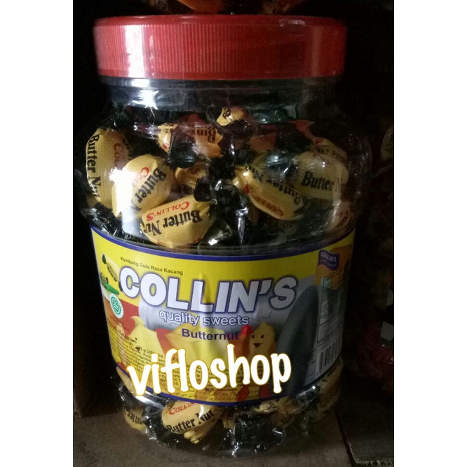 

✨PROMO✨ -Permen Kacang Butternut (Butter Nut) Collin's Toples