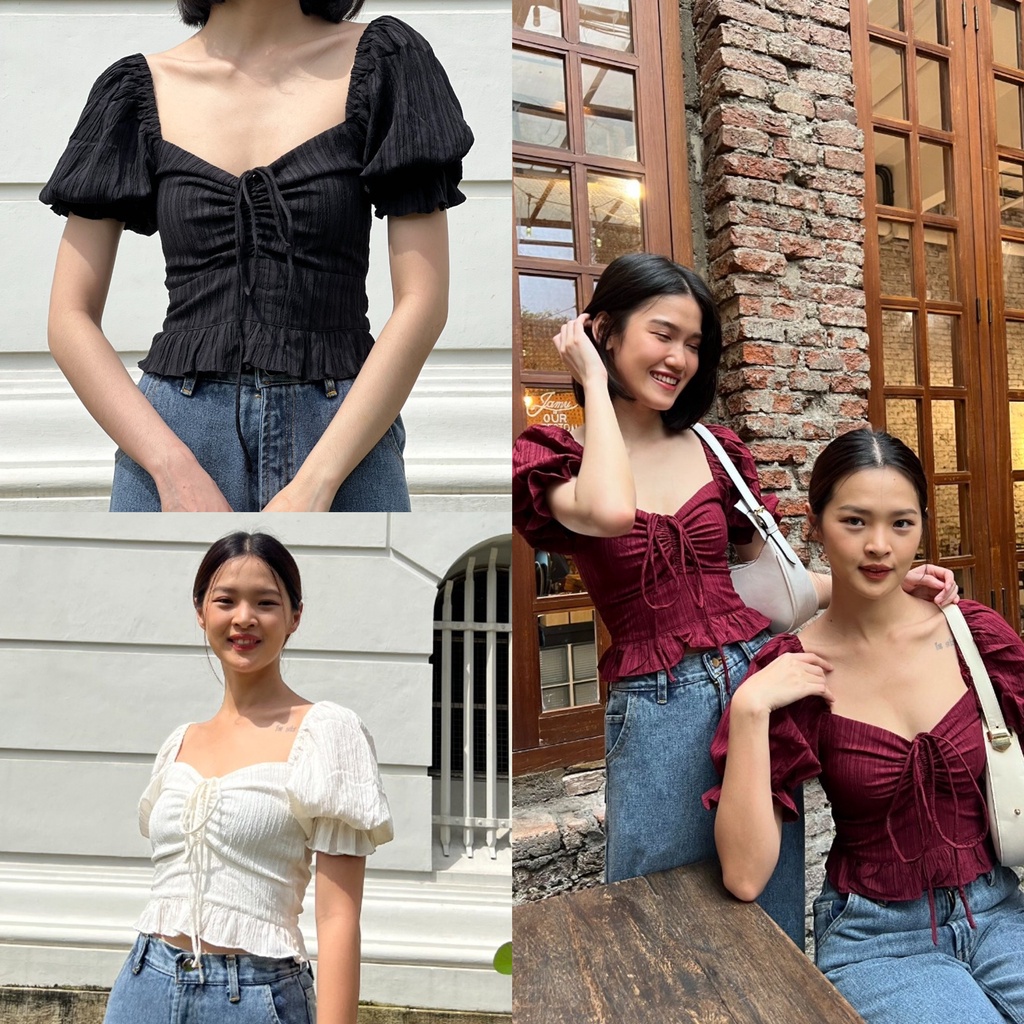 With Love The Brand x Stella Lee | SHAMIRA TOP | Atasan Wanita