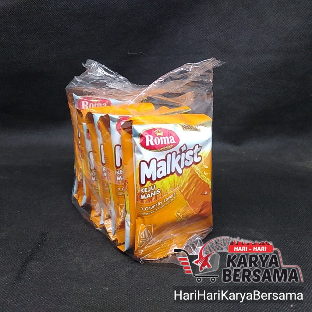 

ROMA MALKIST KRIM KEJU MANIS SACHET ISI 10'S X 18GR