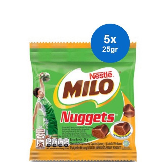 

MILO Coklat Nuggets 25 gr x 5