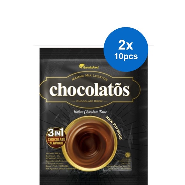 

Chocolatos Chocolate Drink 27 gr x 10 (2 pack)