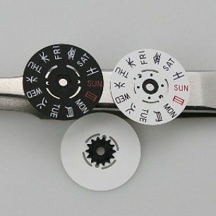 custemstore32_id Limited Edition seiko day wheel KANJI - 4R36 NH36A NH36 7S26 7S26 - Hitam