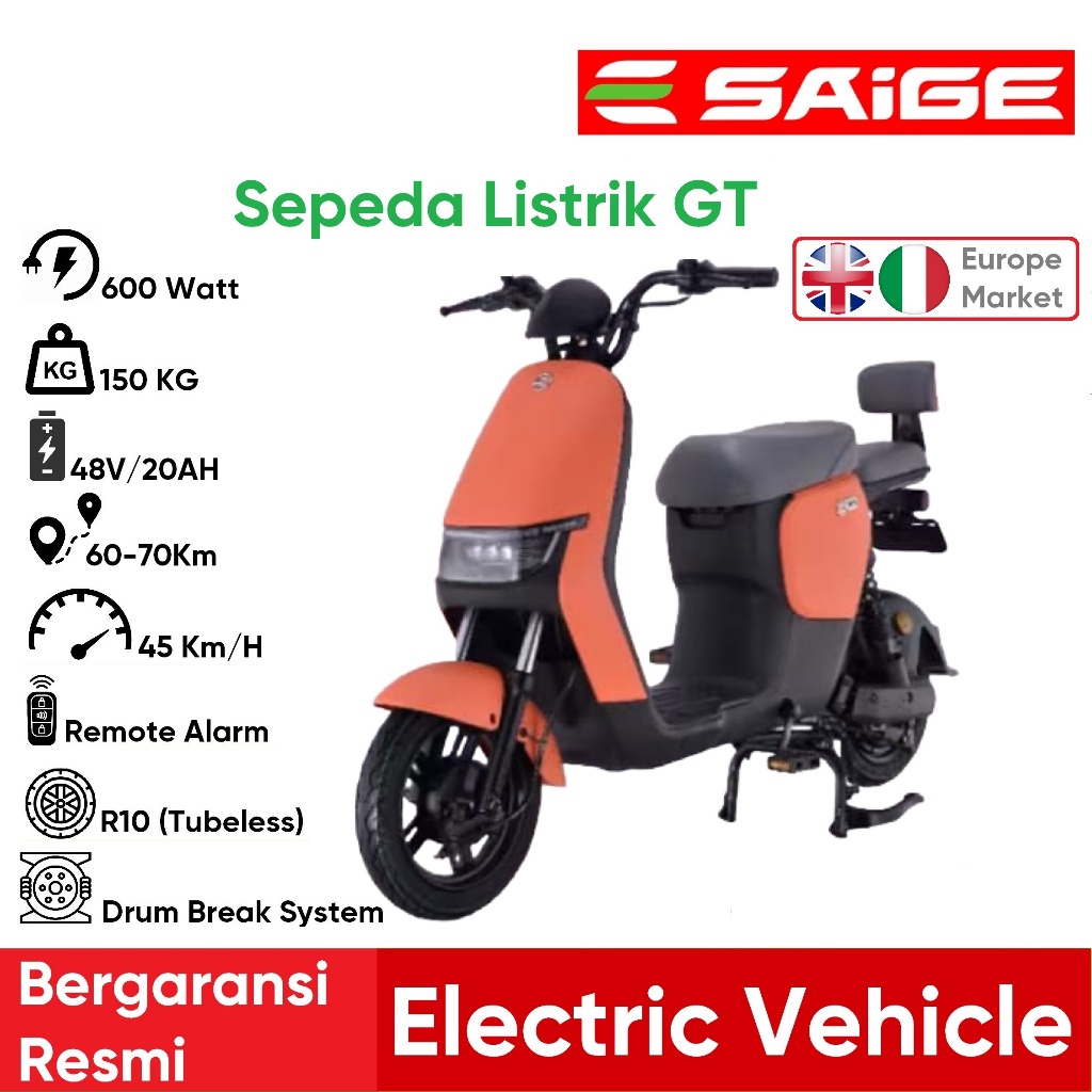 Saige Sepeda Listrik GT Electric Bike GT Series