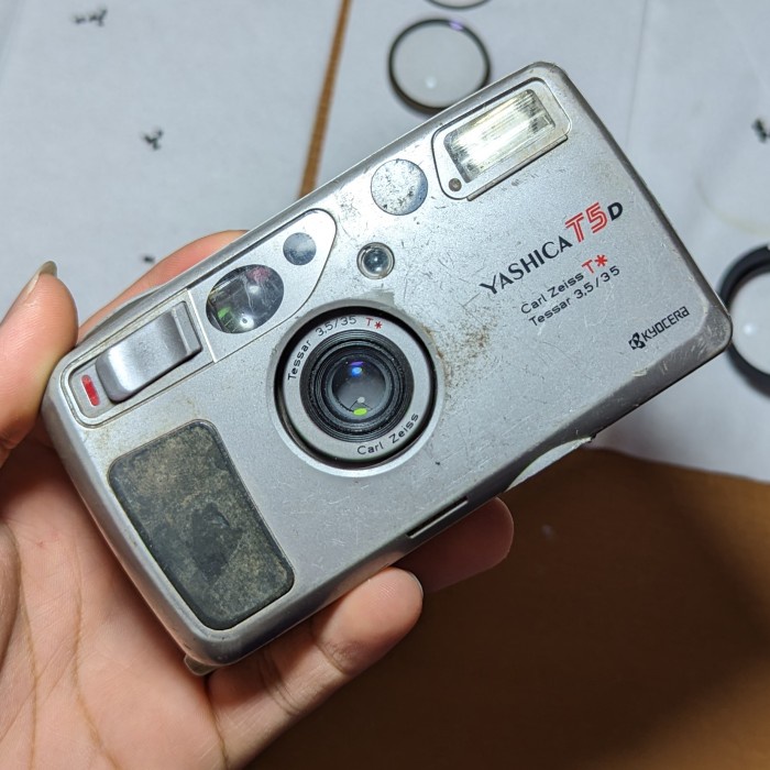 Yashica T5 T5D Zeiss Tessar 35mm X T4 T3 T2 AF Minolta TC-1 Nikon 35Ti