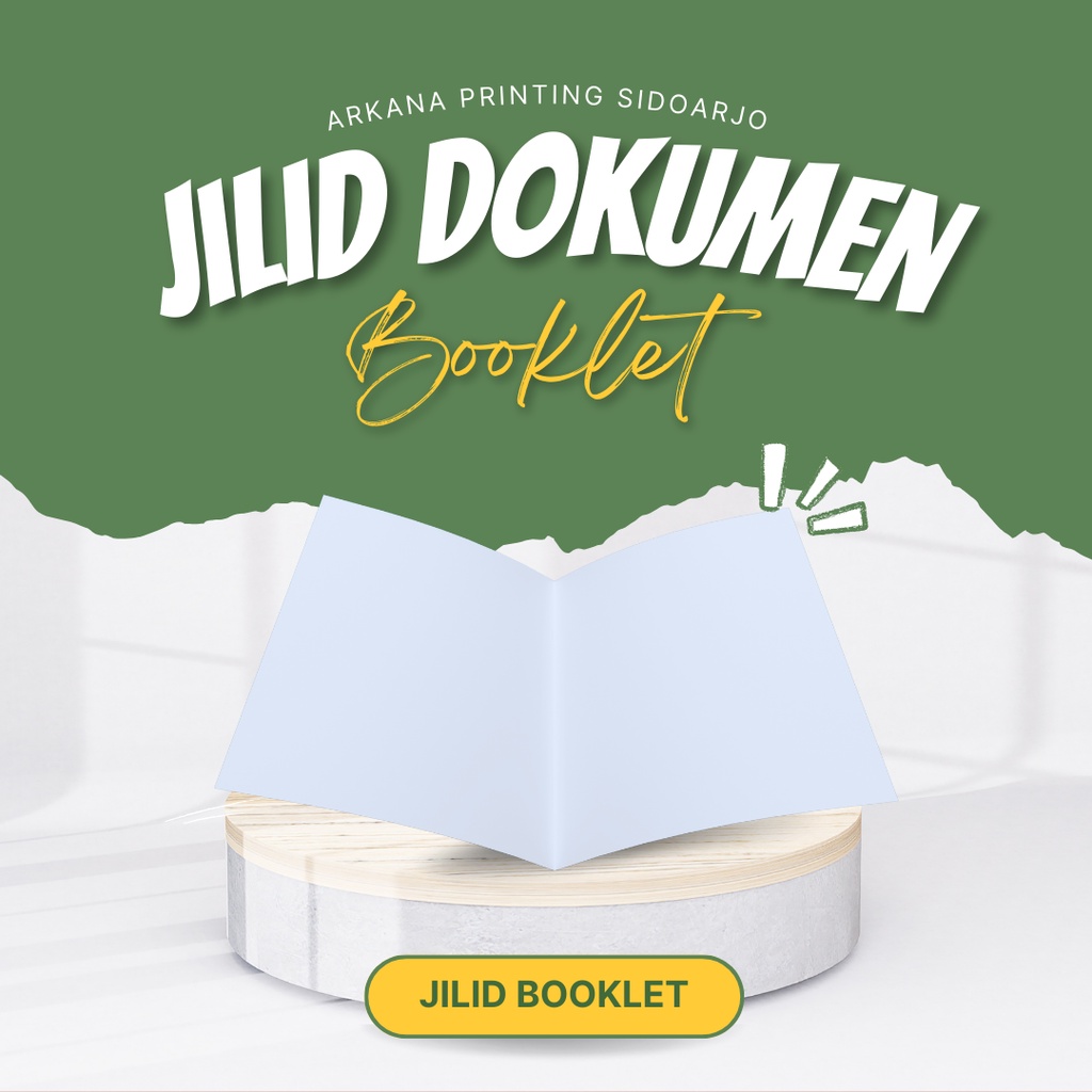 

Finishing Booklet (staples tengah)