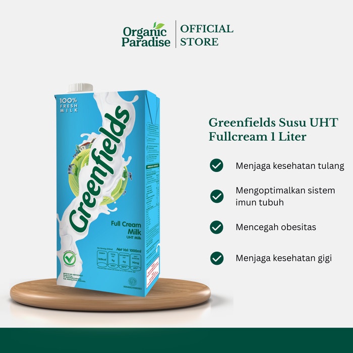 

Susu Greenfields UHT Fullcream 1 Liter