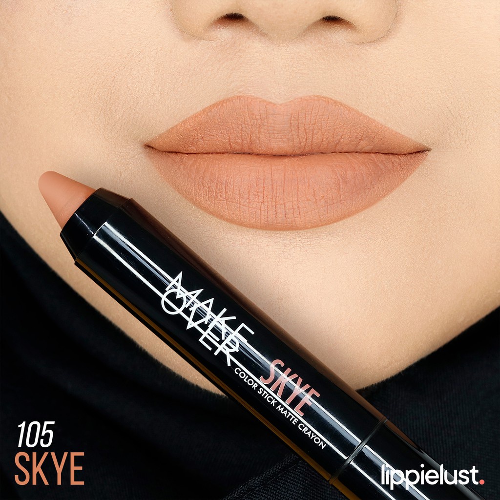 MAKE OVER COLOR STICK MATTE CRAYON 105 Skye - Lipstick Matte - Lip Matte CRAYON
