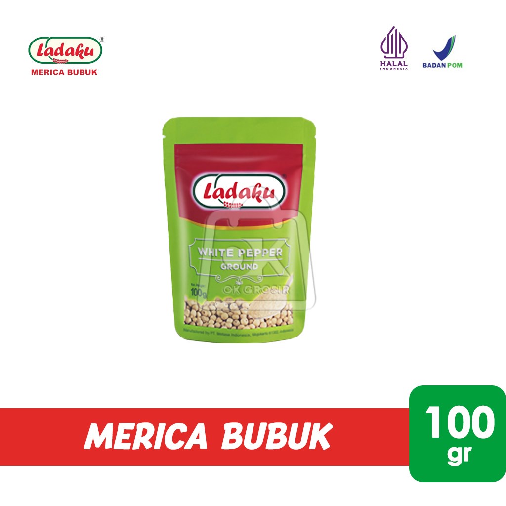 

Ladaku Merica Bubuk White Pepper Powder (Pouch 100 gr)