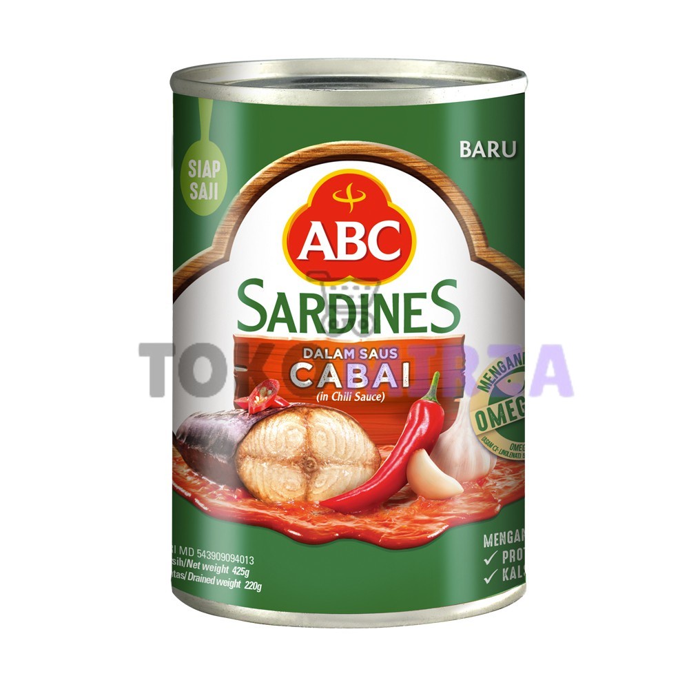 

ABC Sarden Saus Cabai 425 g ( 1 KARTON )