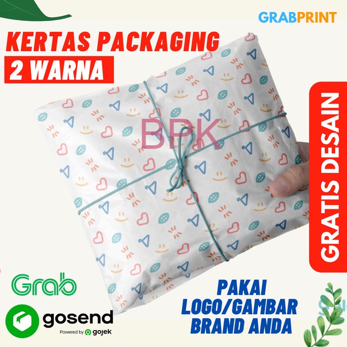 

TERMURAH Custom Kertas Packaging Tisu Tissue Wrapping Paper Murah 2 Warna