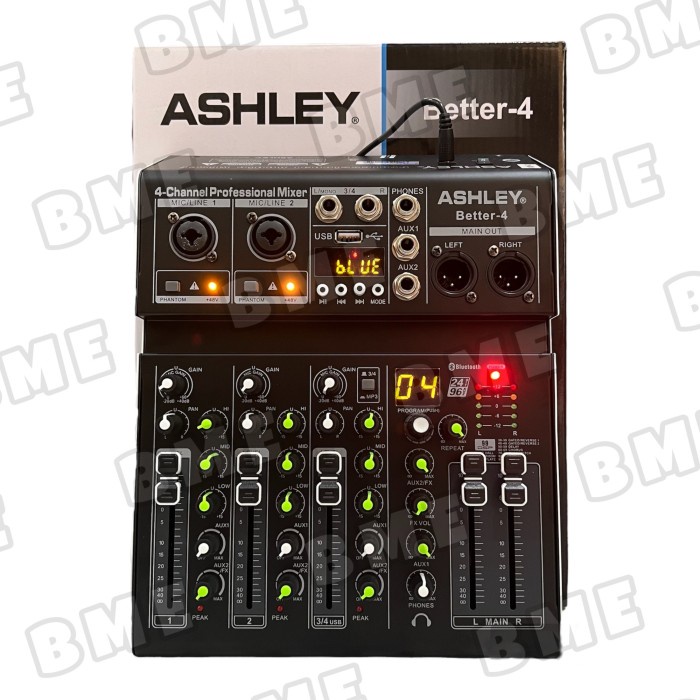 Mixer Audio ASHLEY Better 4 Original 4 CHANNEL MIXER BLUETOOTH