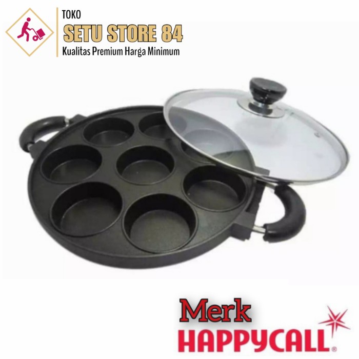 Cetakan kue Happy Call 8 datar cake pan loyang kue apem martabak