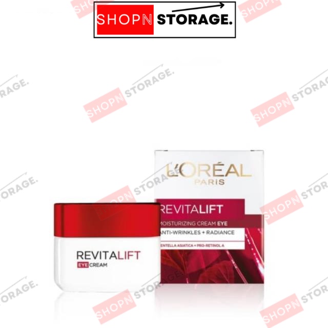 LOREAL REVITALIFT EYE CREAM / KRIM MATA ANTI WRINKLE / ANTI KERUTAN ANTI AGING 15ml