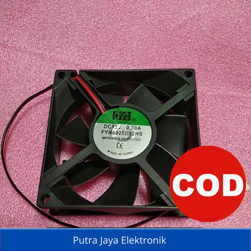 Kipas 8x8 12v Kipas DC Fan DC silent