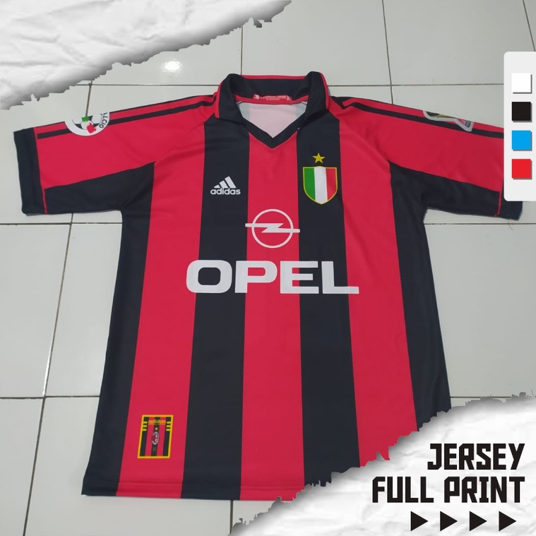 Jersey AC Milan 1999 Full Printing