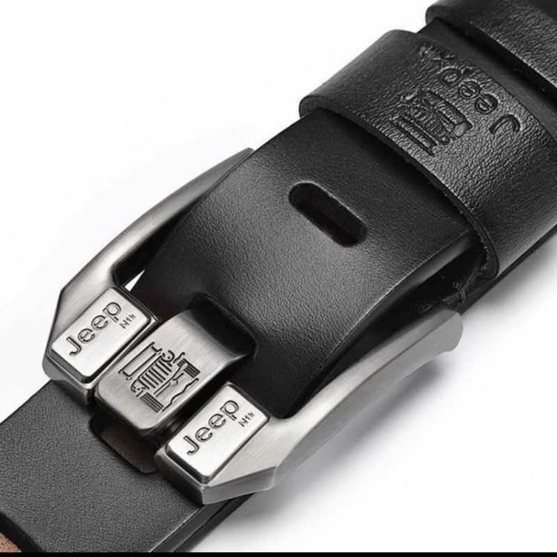 TELAH HADIR-belt jeep kulit asli pria berkualitas-ikat Pinggang Pria sabuk kulit trendy