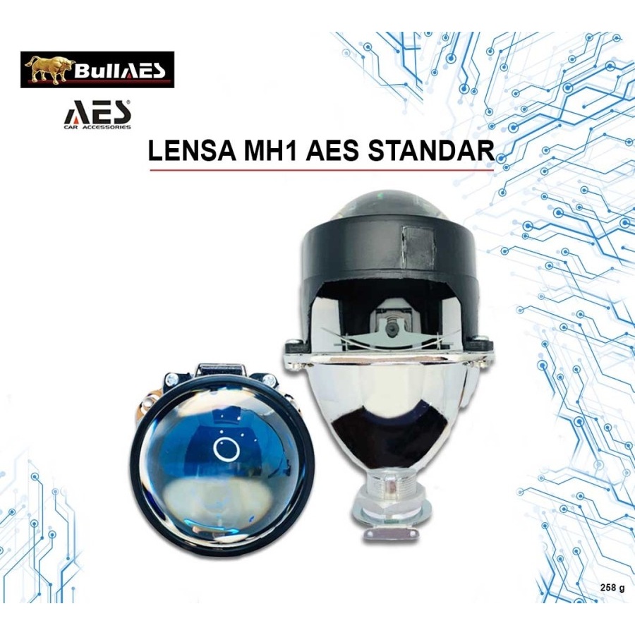 Lensa HID Mh1 Aes Standar HI/LOO BEAM MERK AES