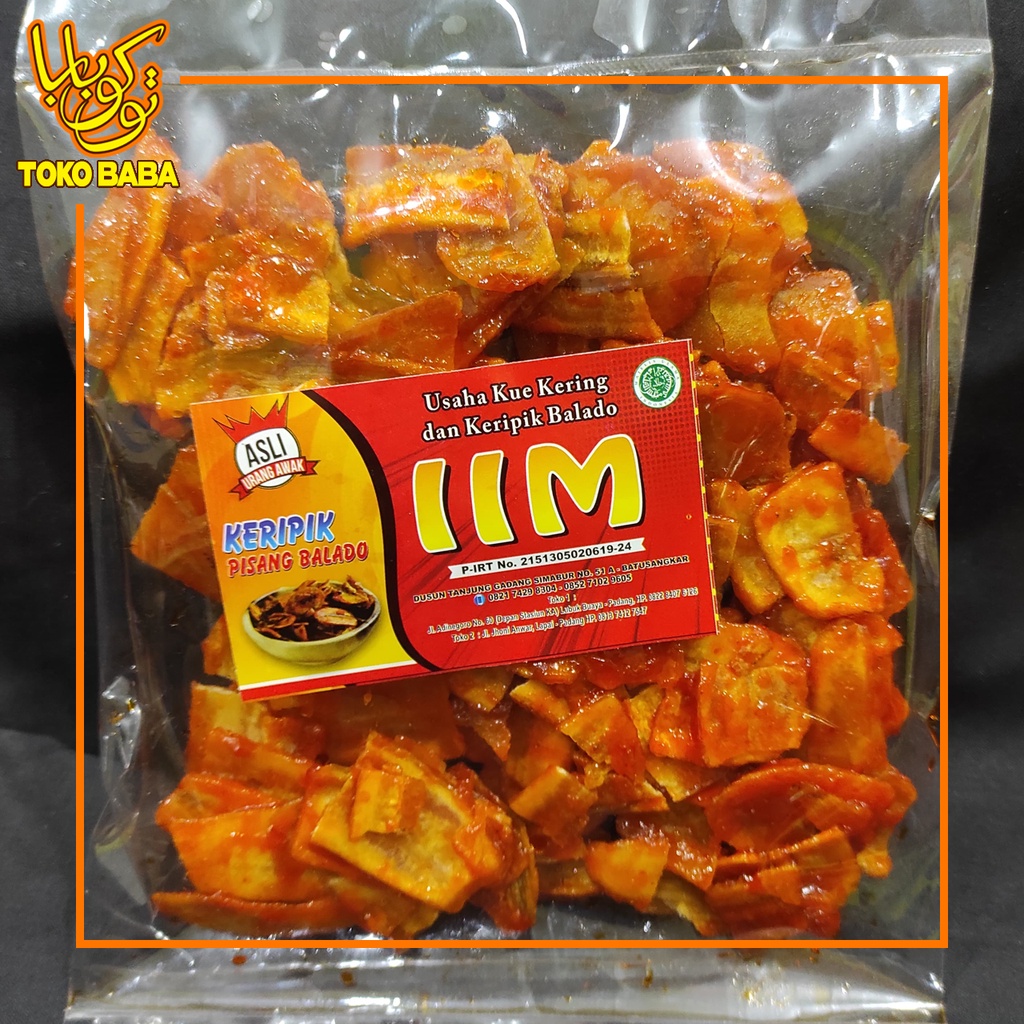 

Keripik Pisang Balado IIM 250 Gram