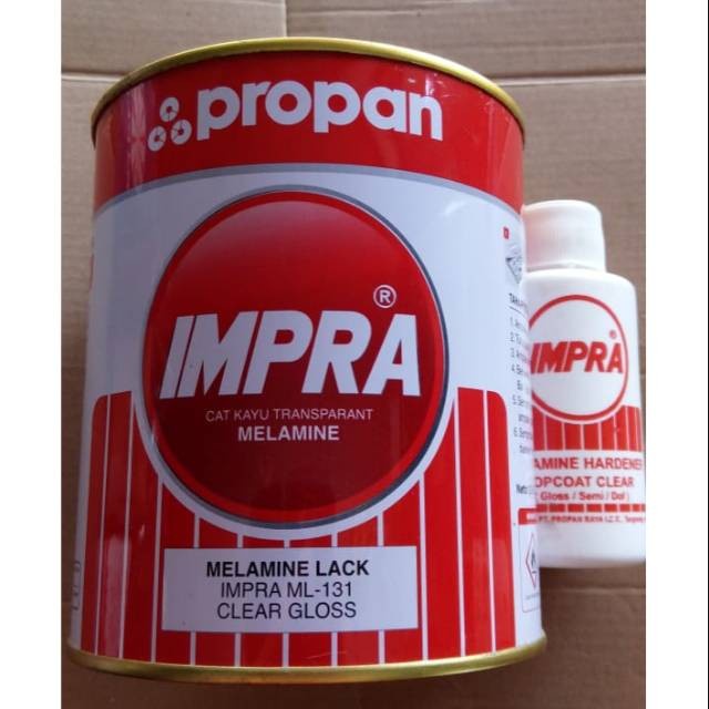 CAT KAYU TRANSPARAN MELAMINE LACK IMPRA ML-131 CLEAR DOFF/GLOSS/SEMI - Clear Dof
