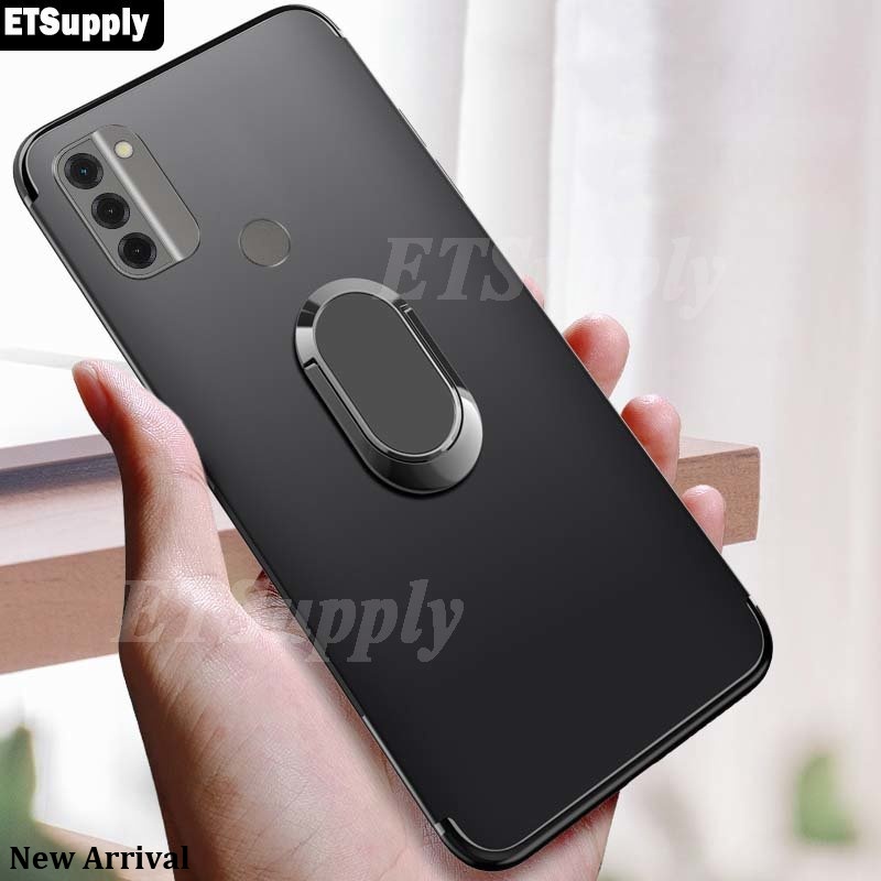 Phone Case Casing HP Nokia C30 C21 G11 Plus C31 Back Cover With Holder Stand Finger SoftCase Ring Co
