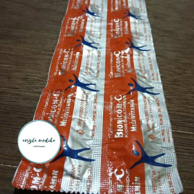 murah Bionicom Multivitamin C 10 strip - Suplemen Makanan originale
